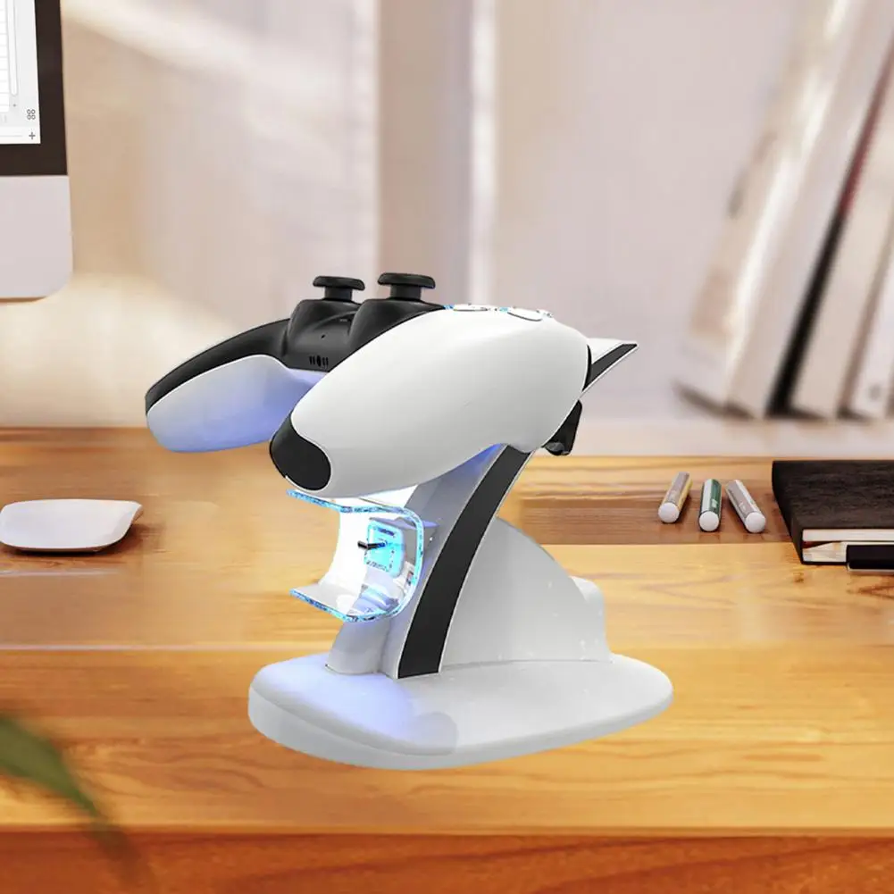 Game Controller Ladest änder Schnell ladestation mit LED-Anzeige für PS5-Controller Dual-Controller-Ladegerät für PS5