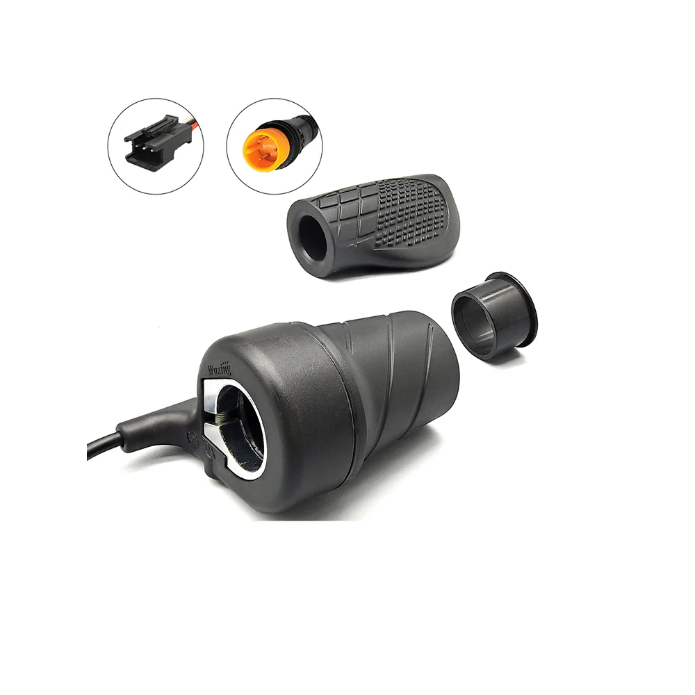 AliExpress Electric Bike Right Handle 20X Half Twist Throttle 24V 36V 48V 60V 72V Waterproof/SM Connector for E Bikes or Electric Scooter