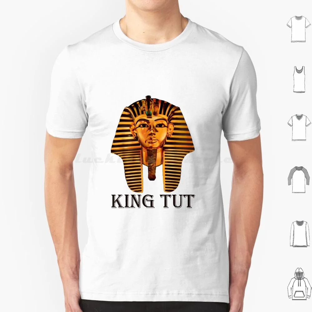 تي شيرت King-Tut-Golden-Mask-Old-Mgyptian-Gold-Pharaoh 6xl قطن تي شيرت رائع King Tut الفرعون المصري مصر الذهب توت عنخ آمون