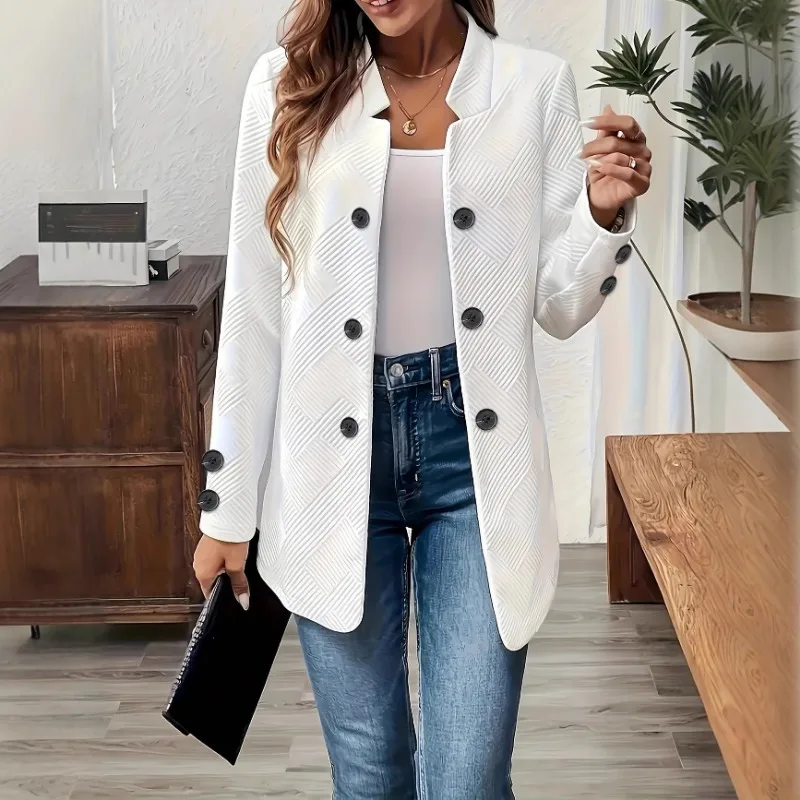 

Autumn Winter European American Clothing New Fashion Three-button Coat Top Suit Blazers