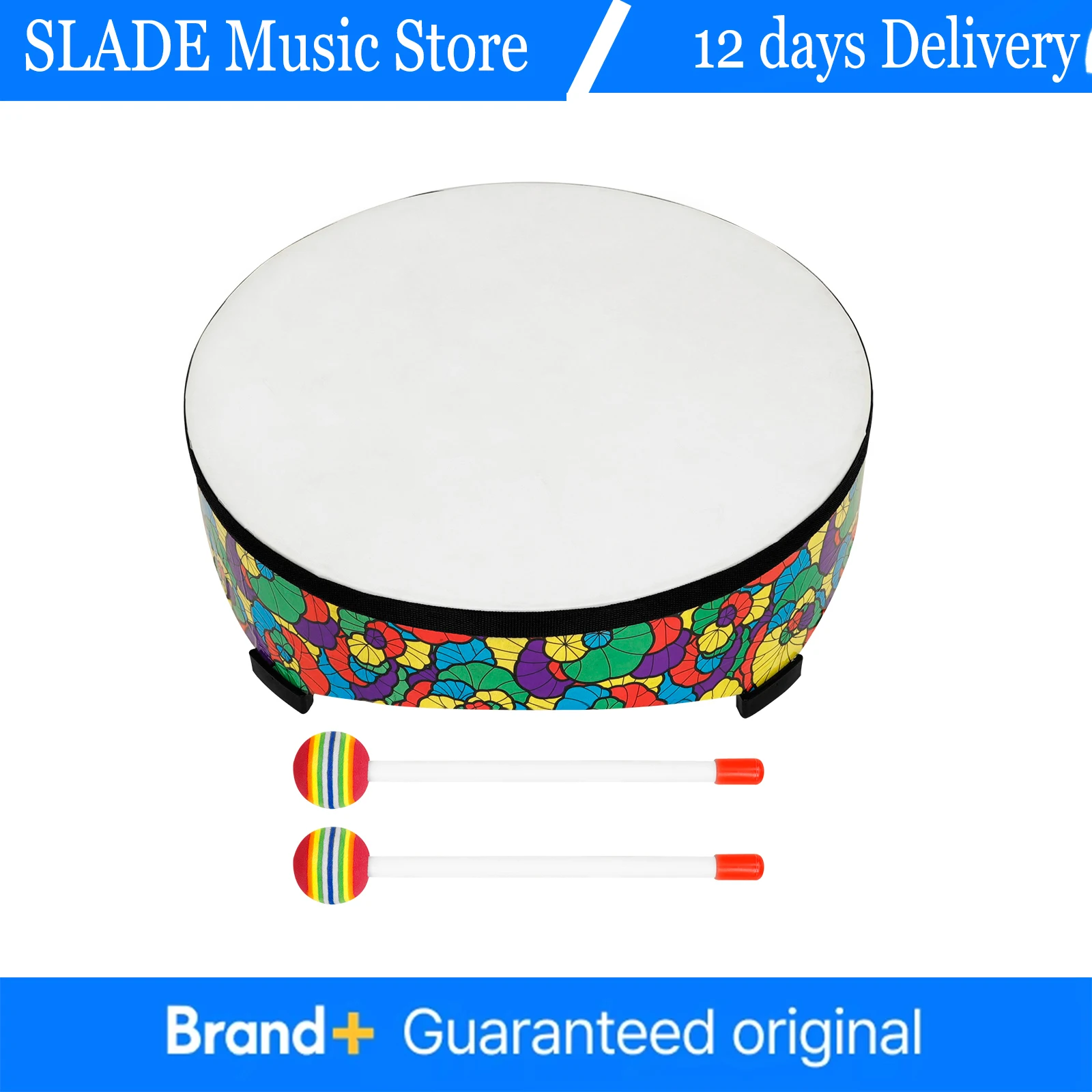 

Барабан Orff J199, 22x7 дюймов, деревянный, с мембраной из овечьей кожи, для музыкального образования и выступлений