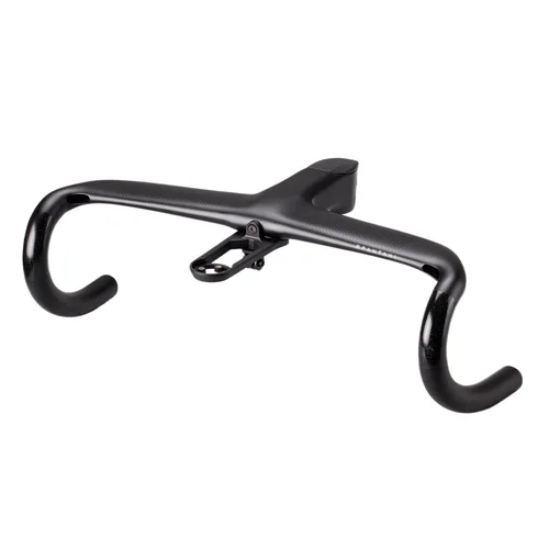 Imagen 2 del producto Manillar de bicicleta Road Gravel OD2 de fibra de carbono completo de 31,8 mm -10 °   Barras de manija de cabina integradas, barra doblada de carreras de enrutamiento interno