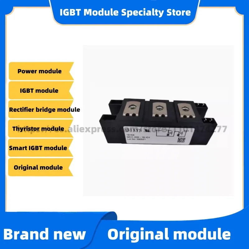 

MCC200-16IO1 MCC200-14IO1 MCC200-12IO1 New Original IGBT Module
