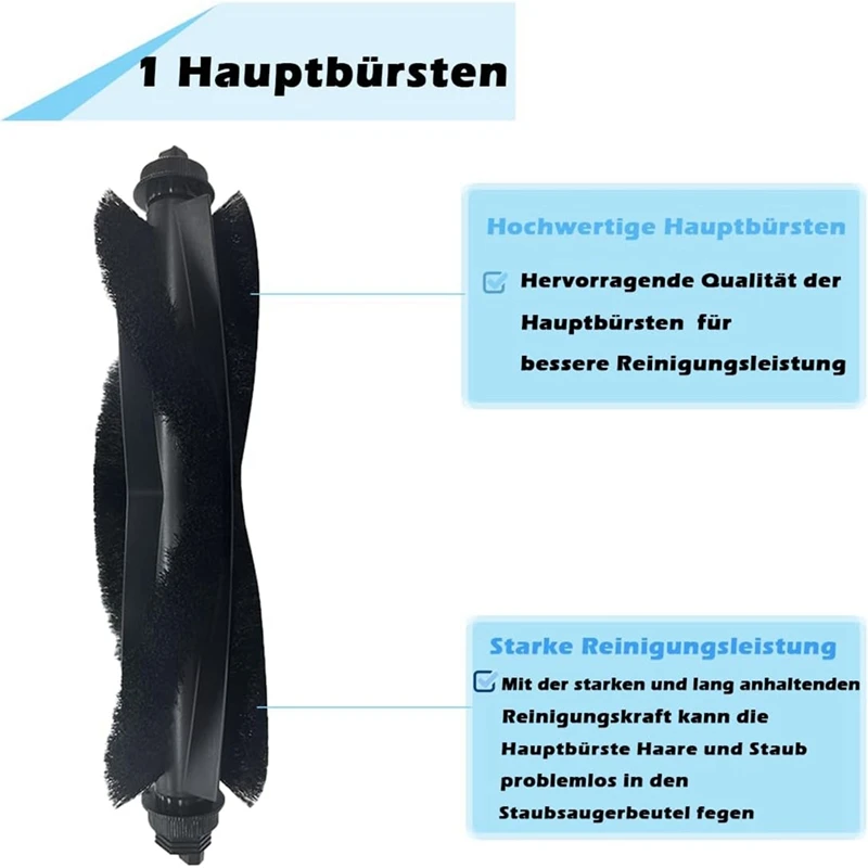 อุปกรณ์เสริมสำหรับ eufy หุ่นยนต์ดูดฝุ่น L50ซีรีส์ L60แปรงด้านข้างหลัก