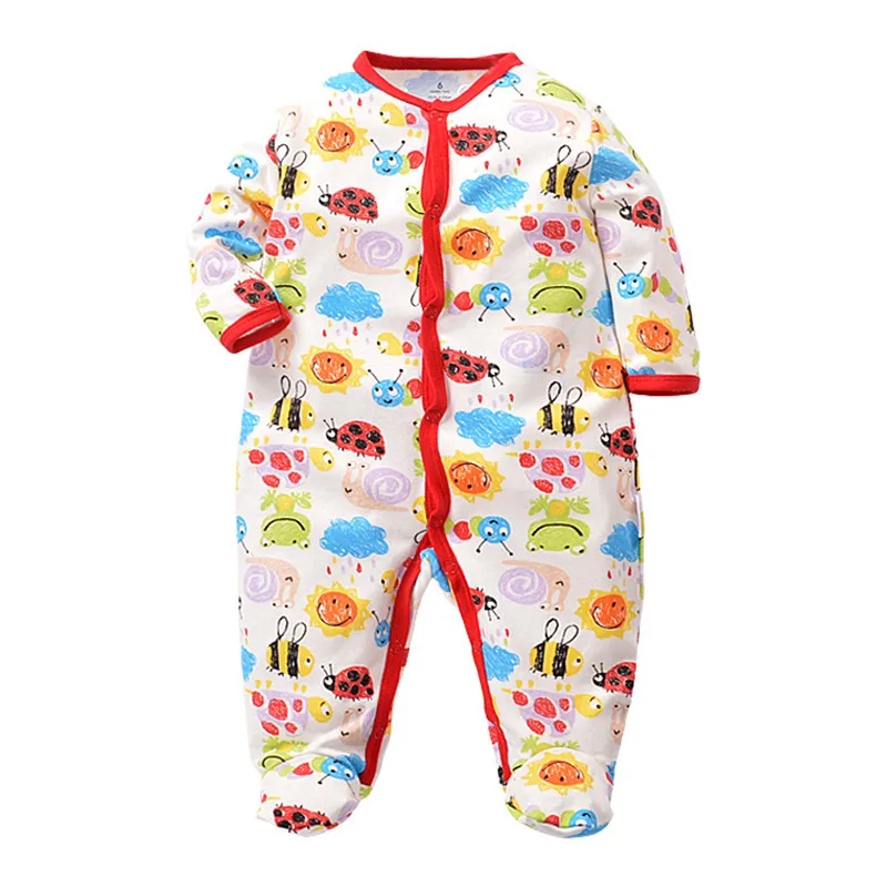Baby children\'s long sleeved jumpsuit Toddler Infant Baby Boys Girls Romper Jumpsut Playsuit Long-sleeves Pants Romper Outfits
