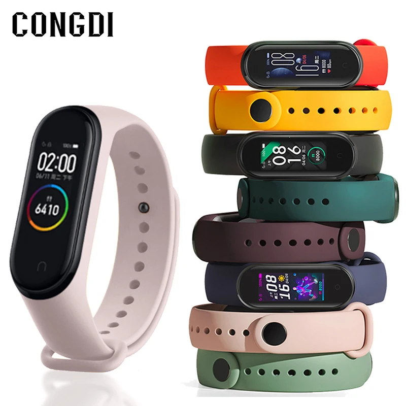 Strap for Xiaomi Mi Band 7 6 3 4 5 Bracelet Wristband Replacement for Mi Band 3 4 5 Silicone Wrist Strap Watchband For Mi7 Mi6