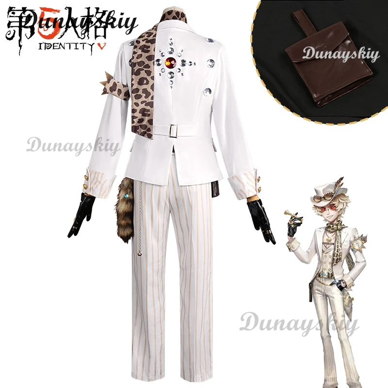 مقامر المنقب تأثيري لعبة الهوية الخامس تأثيري حلي نورتون كامبل موحدة اكسسوارات حفلة الهالوين الزي للرجال