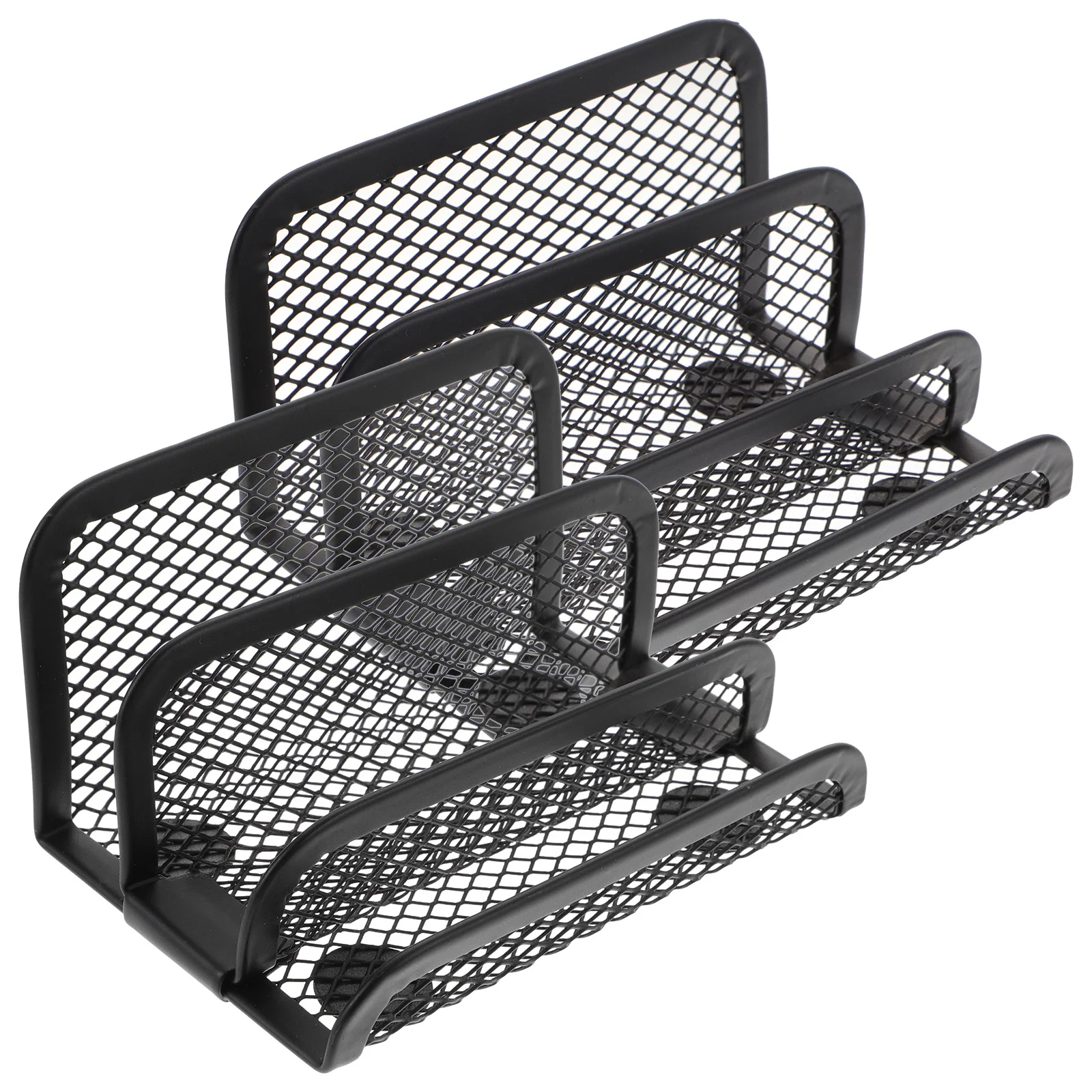 

2Pcs Business Card Holder Modern Glossy Metal Name Card Display Stand Office Desk Organizer Office Business Cards Holder