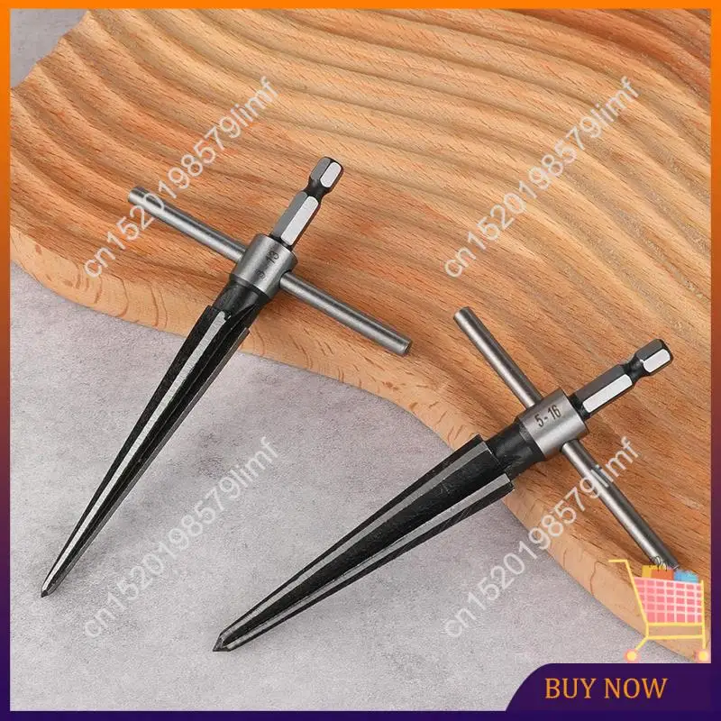 MSOR-2Pcs T Handle Tapered Reamer Tool, 3-13Mm (1/8-1/2 Inch) & 5-16Mm(1/2-5/8 Inch) Bridge Pin Hole Hand Reamer Tool