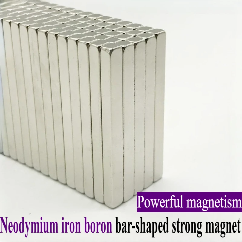 

50pcs/lot Rectangular strong magnets, 50-100mm diameter, suitable for refrigerators, offices, and handheld devices.