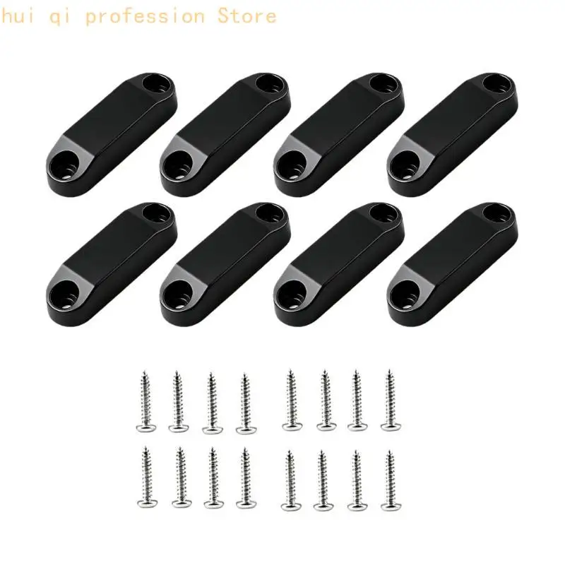 Schwarze Ersatz-Universal-Magnet-Gepäcktürverschlüsse mit Schrauben für Wohnmobil-Schubladen Enduring H8WE – Detail 10