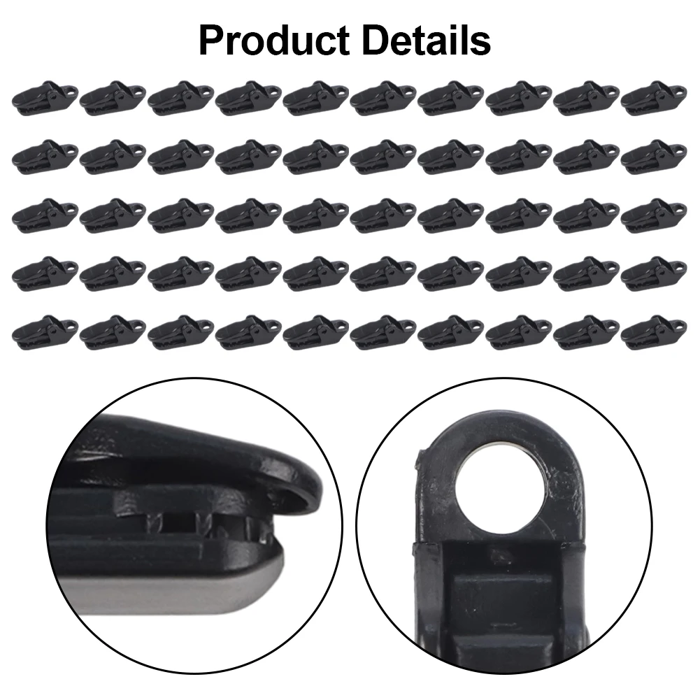 Camping Setup Outdoor Events About 2g piece Tarp Clamps Manual Measurement Deviation Reinforce Tent Stable Grip