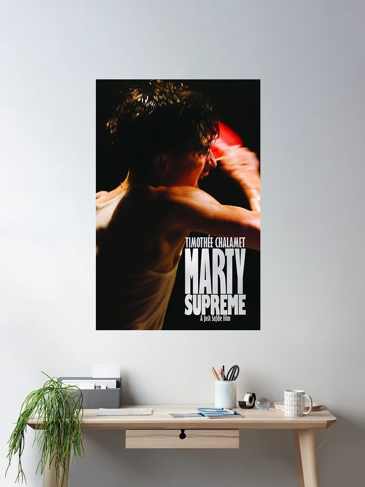 Marty Supreme 2026 Movie, Art Print Canvas Poster, Living Room Decor, Home Wall Picture
