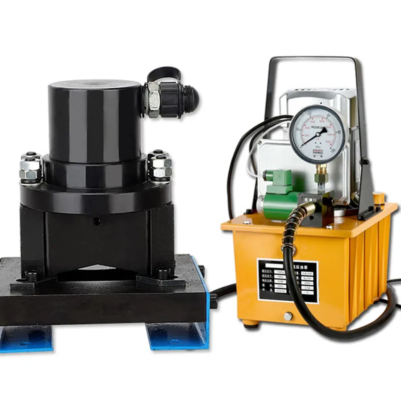 15T Hydraulic Angle Iron Chamfering Machine Angle Steel Cutting 45° Multi-functional Two-in-one Angle Iron Processing DJ-55