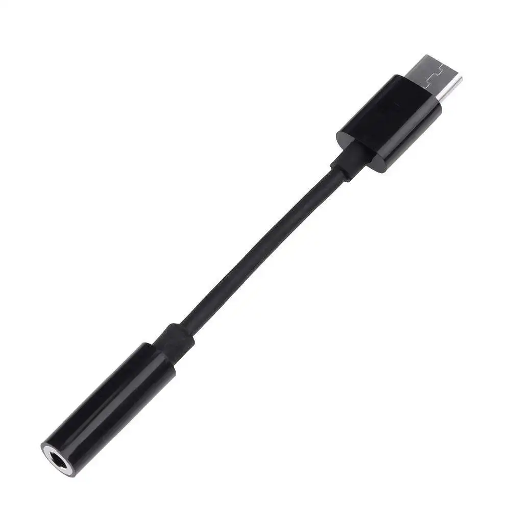 Adaptador USB-C tipo C macho a hembra para teléfono móvil, Conector de auriculares, Cable de Audio Aux, para Huawei y Samsung, 3,5mm