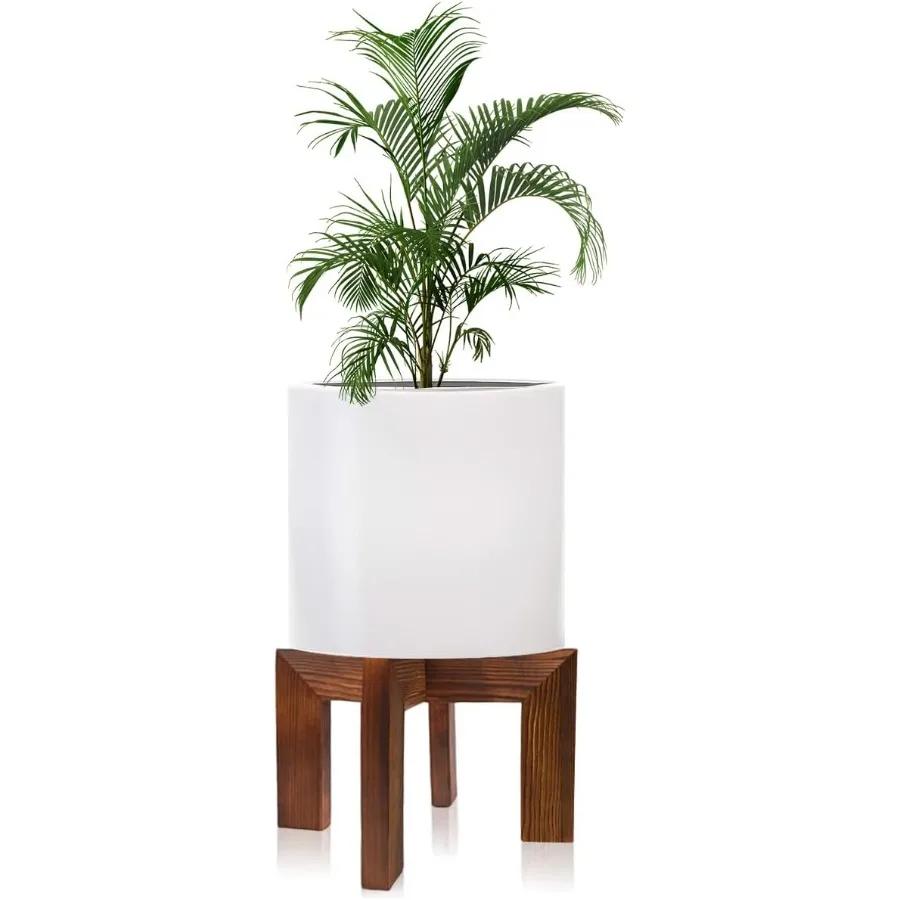 

Wood Plant Stand Indoor Outdoor for Plants Large Size Planter Stand Holder Sturdy and Stable Flower Pot Stand Fits Most Size Fl