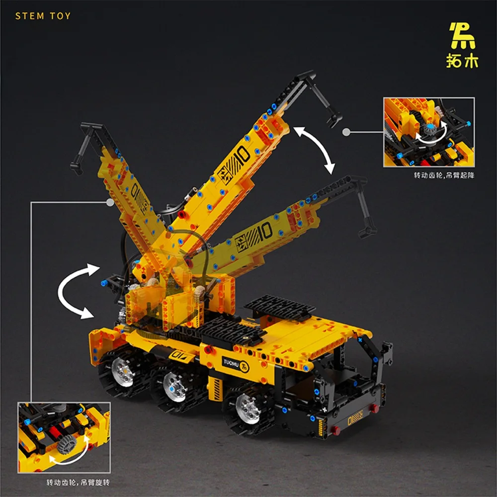 T2012 535PCS 5-in-1 Transformatie Programmering Techniek Voertuig Robot STEM Speelgoed met afstandsbediening