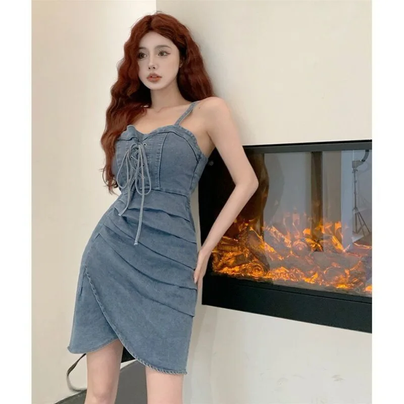 

Strapless Camisole Dress Women, Desire Style, Sweet And Spicy Summer New Design, Waist-Cinching Slimming Bodycon