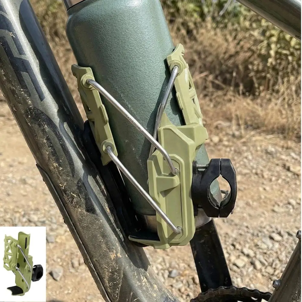 Adjustable Motorcycle Cup Holder, Universal Water Bottle Cage for Bicycle/Motorcycle/Electric Scooter,Anti-Shake Drink Holder