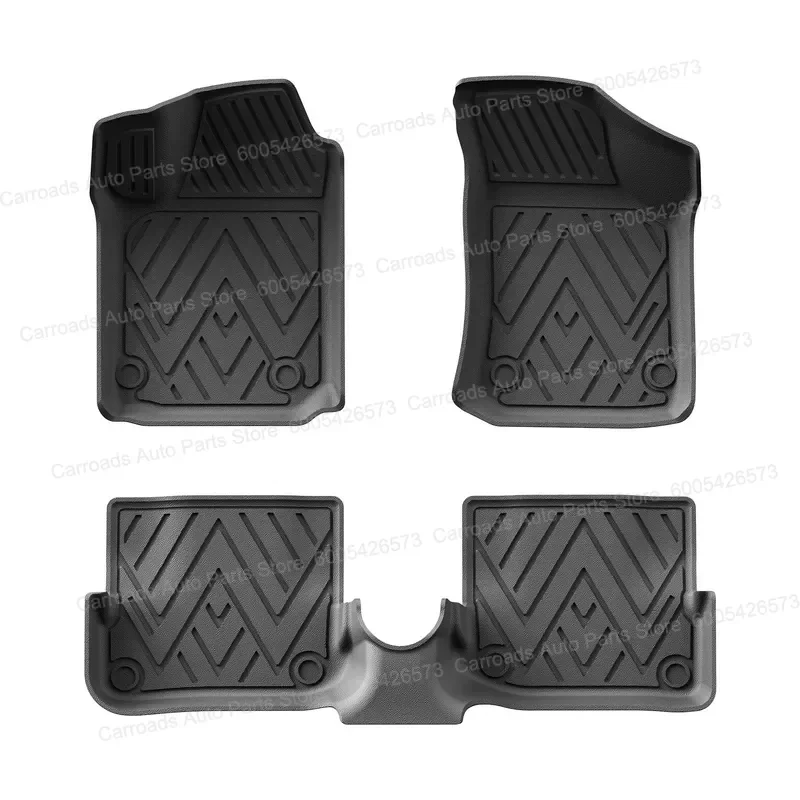  (LHD)For 2008-2020 Volkswagen Lavida Floor Mats Eco-Friendly TPE Car Foot Pads Non-Slip Wear-Resistant Auto Interior