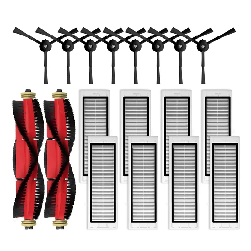 สำหรับ SDJQR01RR Xiaomi 1S SDJQR02RR SDJQR03RR /roborock E3 S4 S5 S50 S6ระดับสูงสุดอุปกรณ์เสริมตัวกรองแปรงด้านหลัก