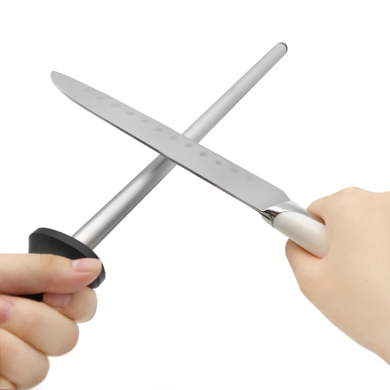 TAIDEA 12inch Knife Carmic/Diamond Sharpening rod T0823D steel Professional Kitchen sharpening system knife sharpener tool