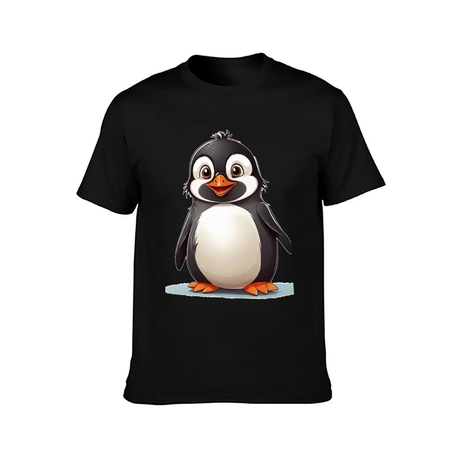 Cute little smiley pinguin T-Shirt Quick Dry Fishing T-Shirt