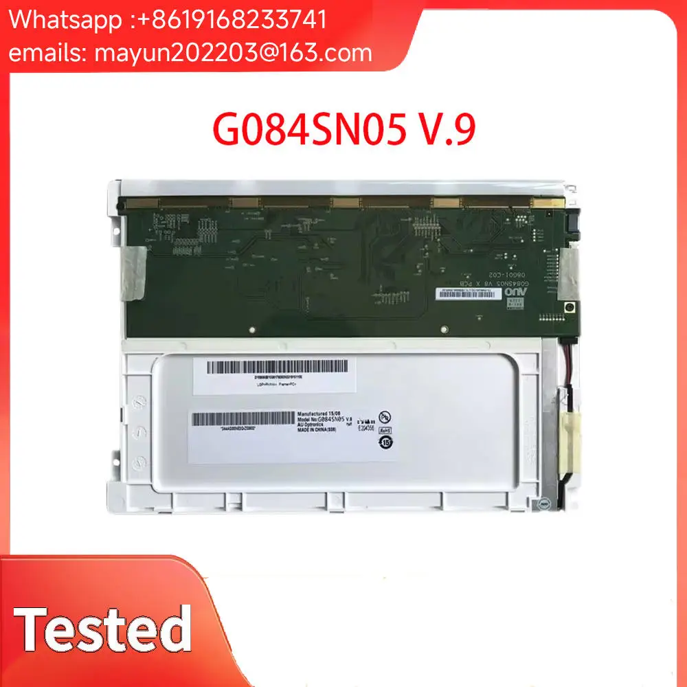 Original Tested G084SN05 V7 V8 V9 8.4 inch LCD Panel Module 800x600 SVGA LVDS Interface