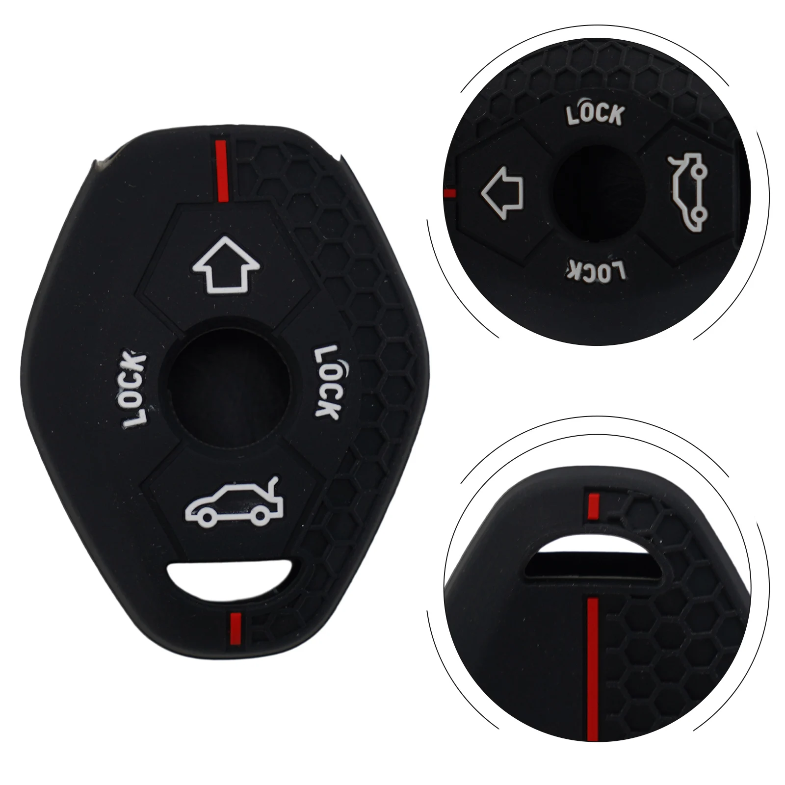 1PCS Silicone Car Key Case Cover For BMW E46 E53 X3 E83 X3 E39 Serie 7 5 3 330i Car Key Cover Accessories For The Car    