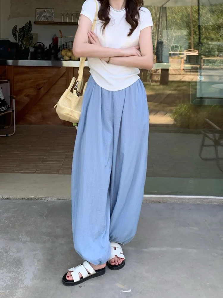 

Летние брюки SEAWHEN с защитой от солнца, двухслойные, женские, приятные для кожи, комфортные, с защитой от комаров, длинные брюки