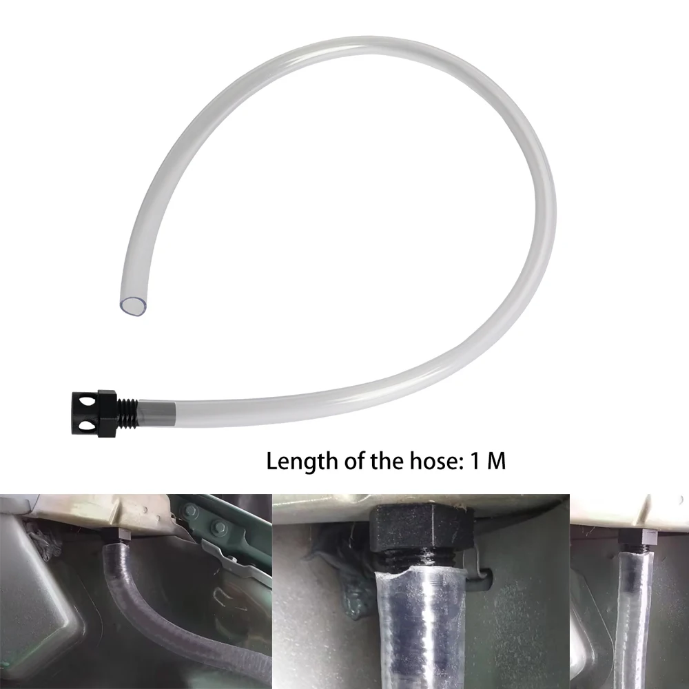 \Scuttle Tray Drain Modification for Vw T4 Drain Holes Fender Water Outlet Transparent Silicone Drain Pipe Mudguards Accessories