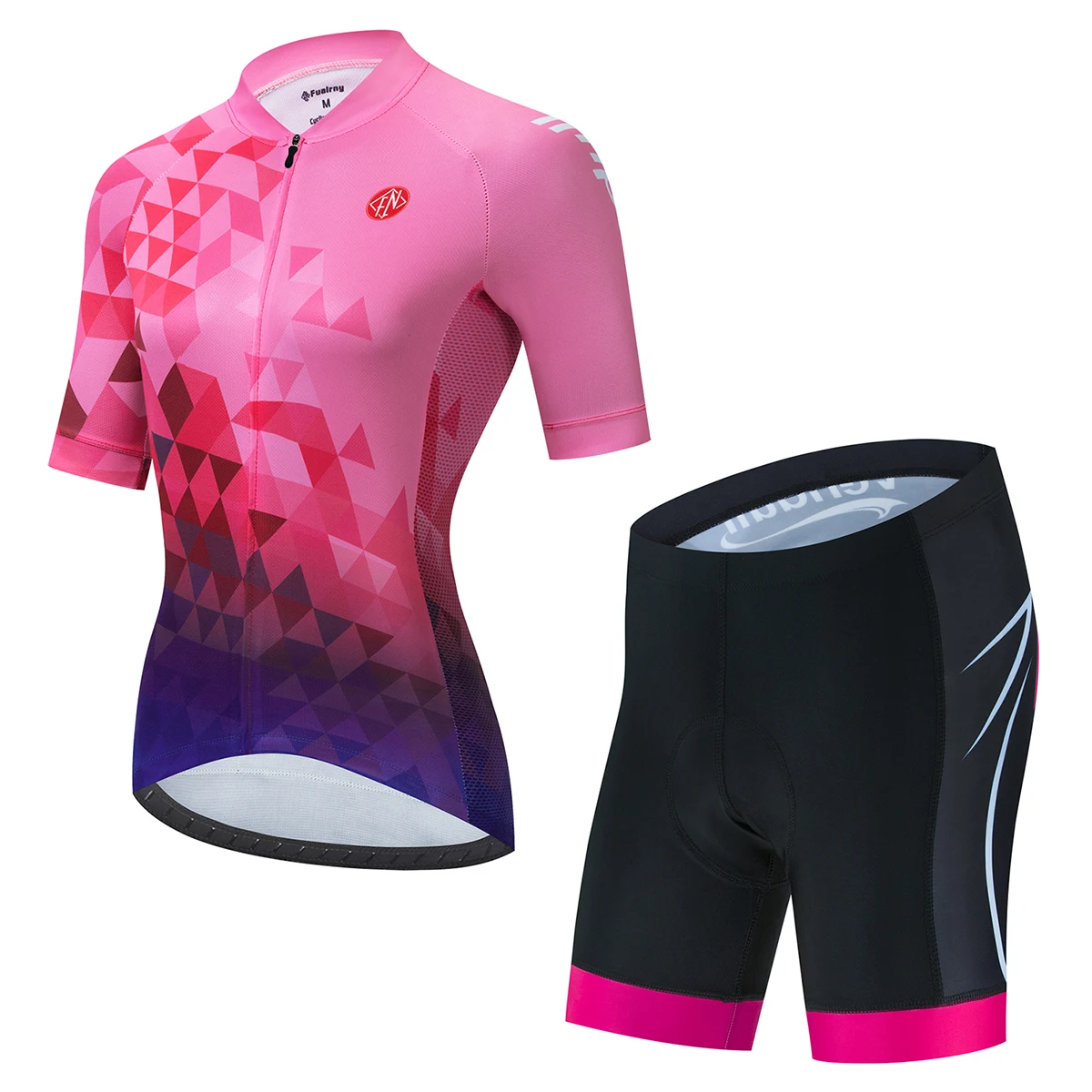 VENDULL Cycling Jersey Sets 2024 Girls Cycling Jersey Suit Women Breathable Lady Cycling Maillot Quick Dry Cycling Jersey Slim