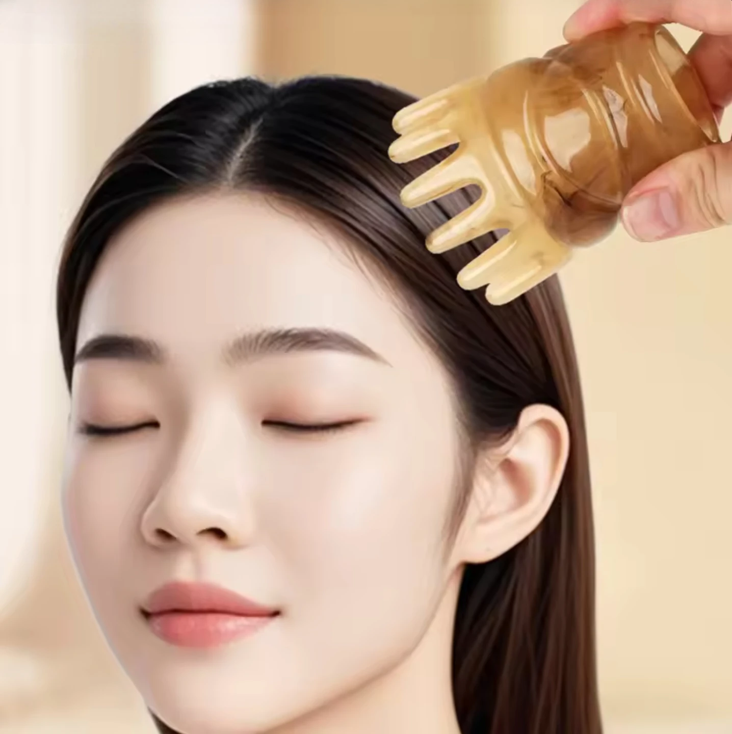 1pc Head therapy, head massage, comb, skin meridian unblocking magic tool, special tool, gua sha, combing hair care