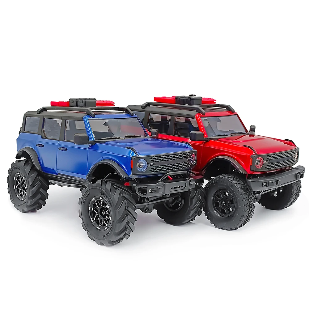 AXSPEED 4PCS 1.0 "ruote per terreni fangosi pneumatici mozzi Set per 1/18 TRX4M Bronco Defender, 1/24 Axial SCX24 accessori