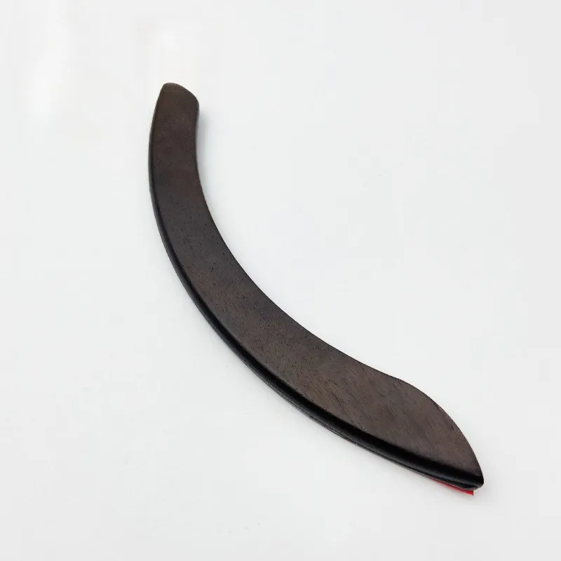 Solid Wood Guitar Handrest Comfortable Exquisite Ergonomic Soft Rubber Self-adhesive Guitar Armrest Musical Instrument Accessory