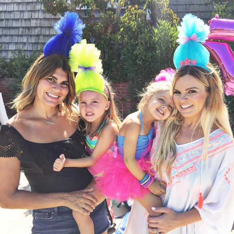 Halloween Magic Elf Cosplay Headband Princess Poppy Trolls Hair Hoop Performance Birthday Party Hair Accessories