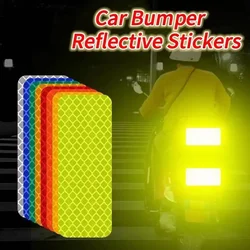 10pcs motorcycle Car Bumper Reflective Safety Strip Stickers motorcycle Reflective Sticker Reflective Safety Tape Warning