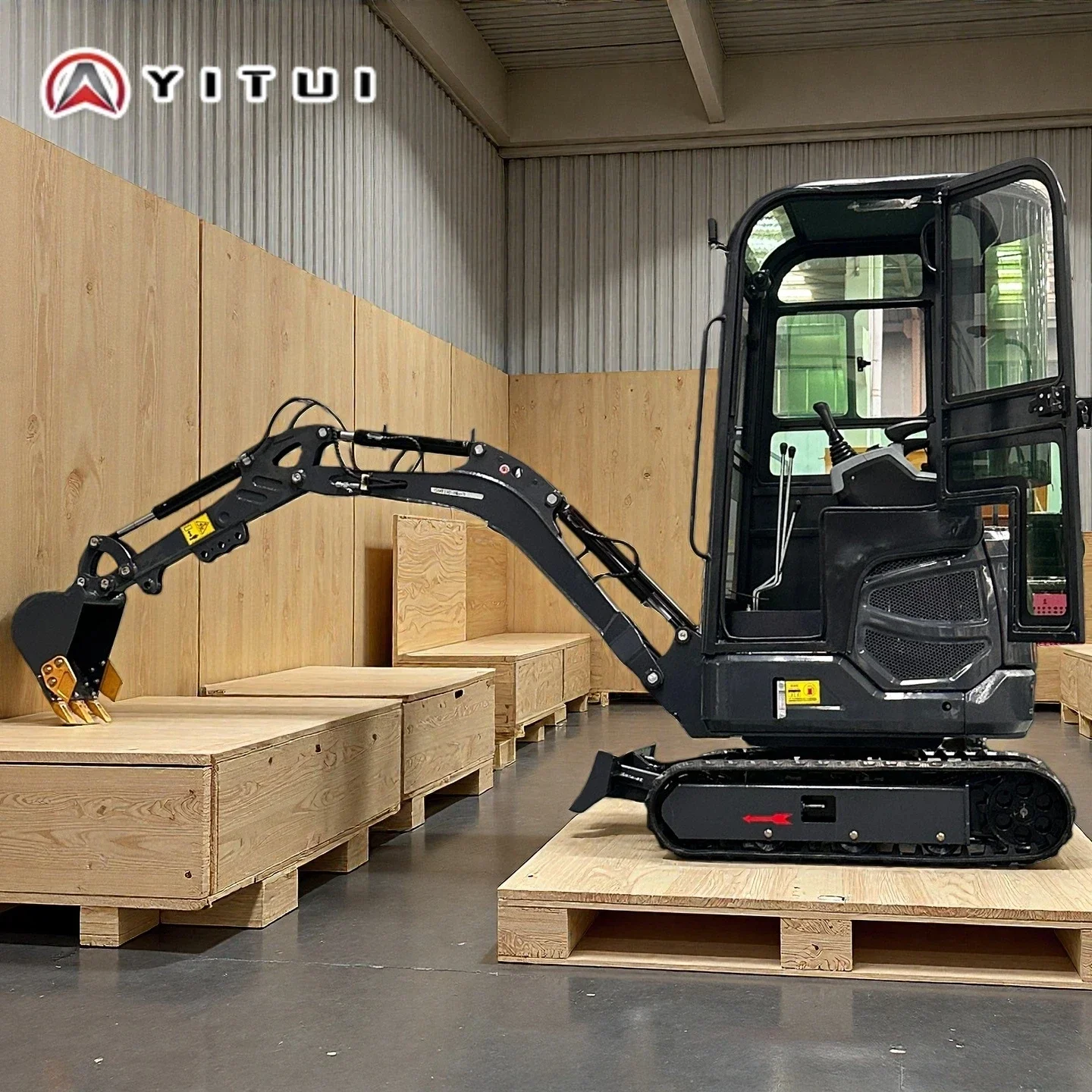 

2 Ton Mini Customized Excavator Hydraulic Diesel Digger Epa Certified For Farm Garden Trenching Construction With Cab