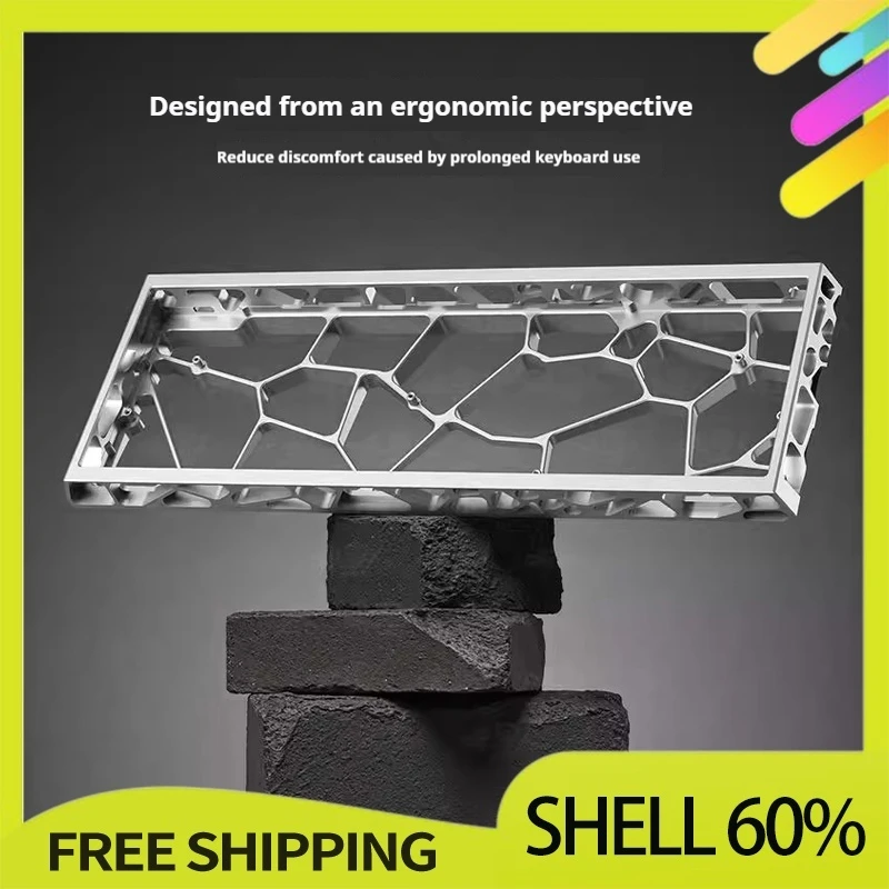 

Holy60 Wooting 60he Gh60 Алюминиевый чехол для клавиатуры, 60% раскладки клавиш для Mad 60he Raven61 Aula Win60 Gt60, игровая клавиатура в подарок