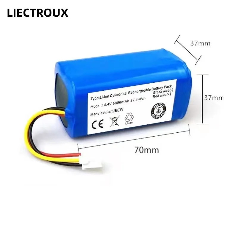 New 2800mAh Li-ion Battery Pack For iBoto Smart V720GW Aqua Robot Vacuum Cleaner Accumulator Accessories