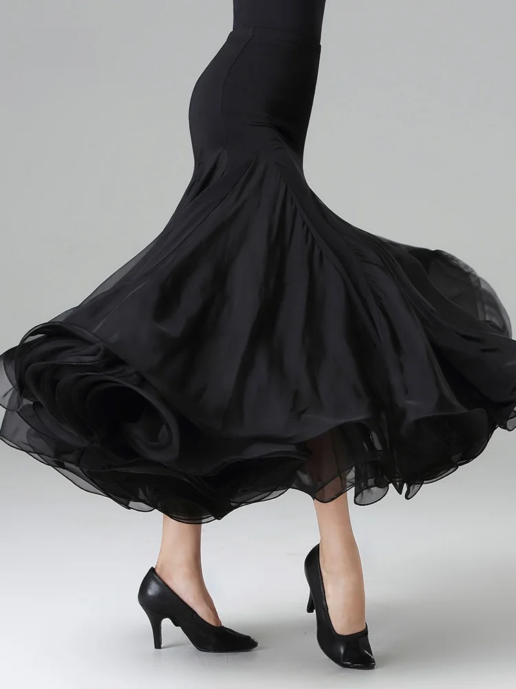 

Modern Square Dance f Skirt Collection Various Sles National Dance Social Dance Waltz Skirt for Women High Waist Fit