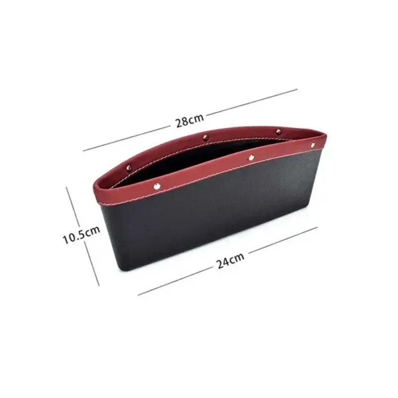 Car Seat Gap PU Storage Case Organizer Bag Auto Accessories for Empty Space
