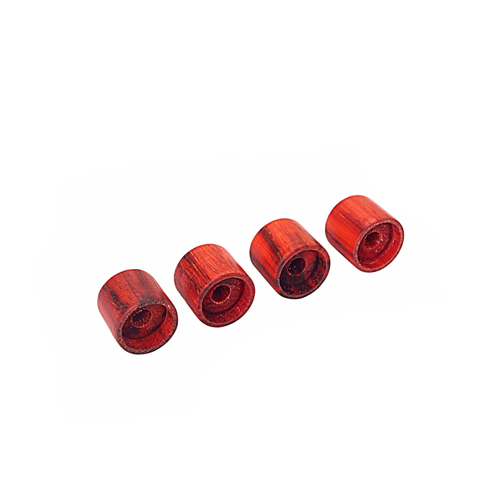 Red Wood Guitar Control Knobs Volume/Tone Knobs for Electric Guitar Bass Replacement Parts  & Accessories
