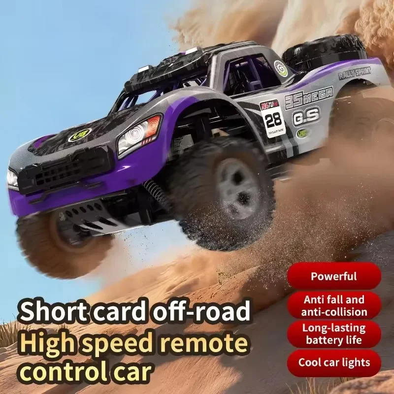 1: 10 Extra Large RC Drift Car 4x4 High Speed Off-road Climbing Car Remote Control Car LED Cool Truck Light RC Drift Toy Gift