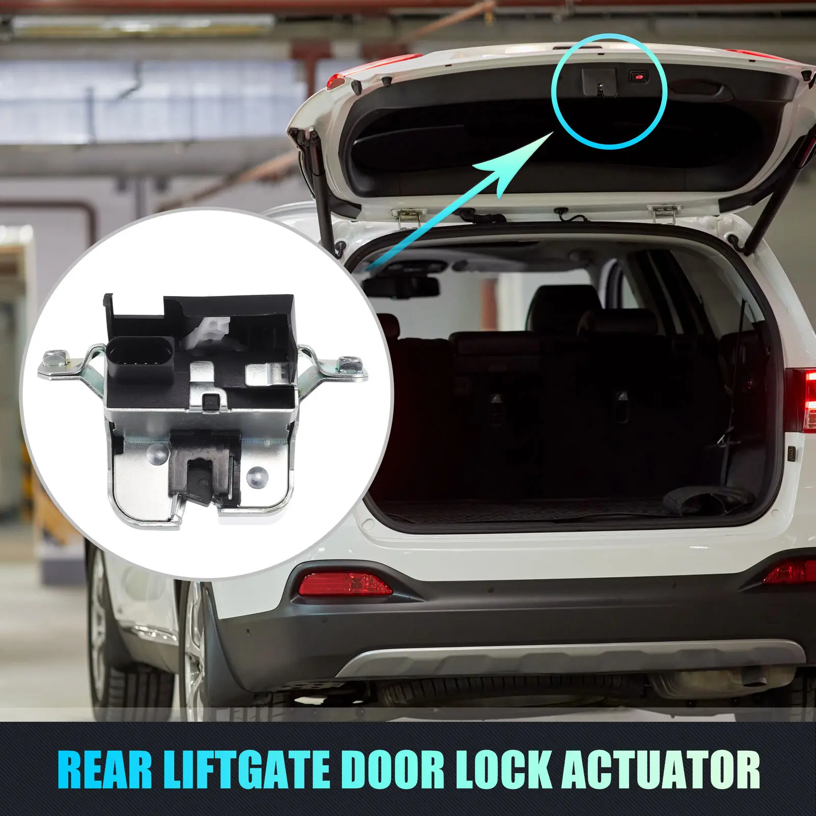 7P0827505G Tailgate Rear Trunk Boot Lid Lock Latch Actuator Door Lock Switch Fits For VW Touareg Sharan Seat Alhambra 2011- 2018