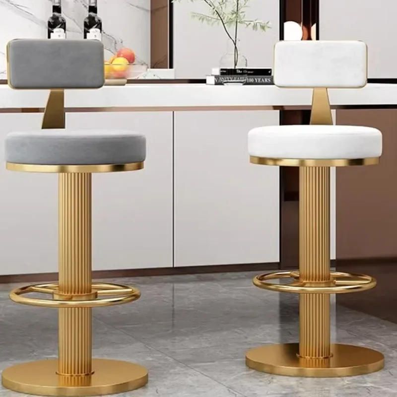 Nordic Style Metal Bar Stool Modern Telescopic High Quality Round Party