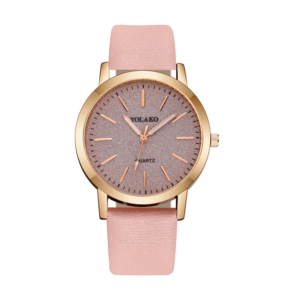 Fashion Women Leather Quartz watch