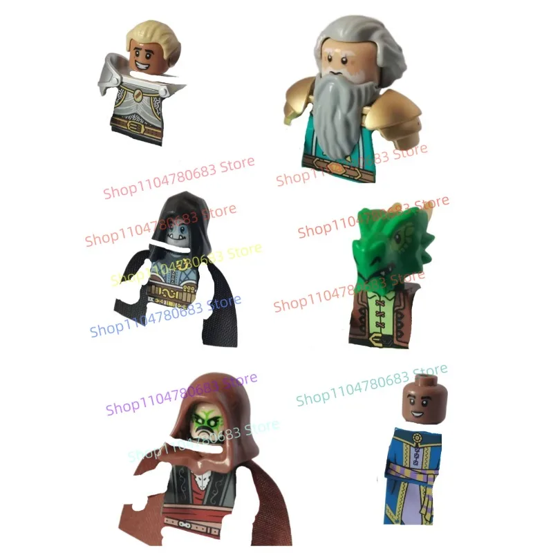 MOC Building Blocks Mini Assembled Game Character Figurines, Armor Trendy Playthings, Desktop Decorations, Holiday Gifts