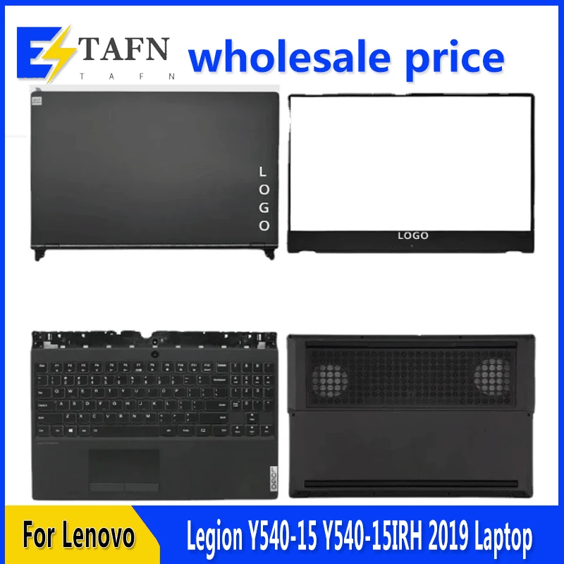 

New For Legion Y540-15 Y540-15IRH 2019 Laptop LCD Back Cover Front Bezel Upper Palmrest Bottom Base Case Keyboard Hinges