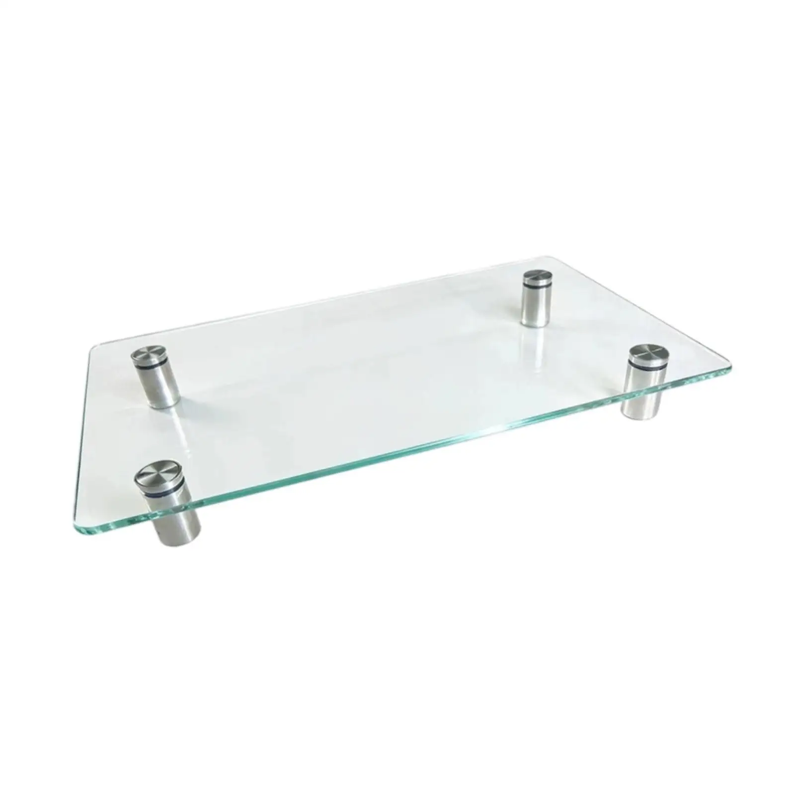 Sturdy Tempered Glass Bead Ironing Platform with Metal Frame Spacious 40x24 Cm Work Surface for Crafting and Desk Riser
